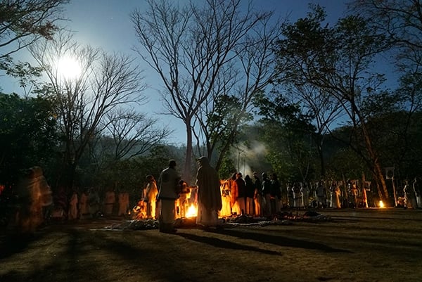 dual dance under the full moon