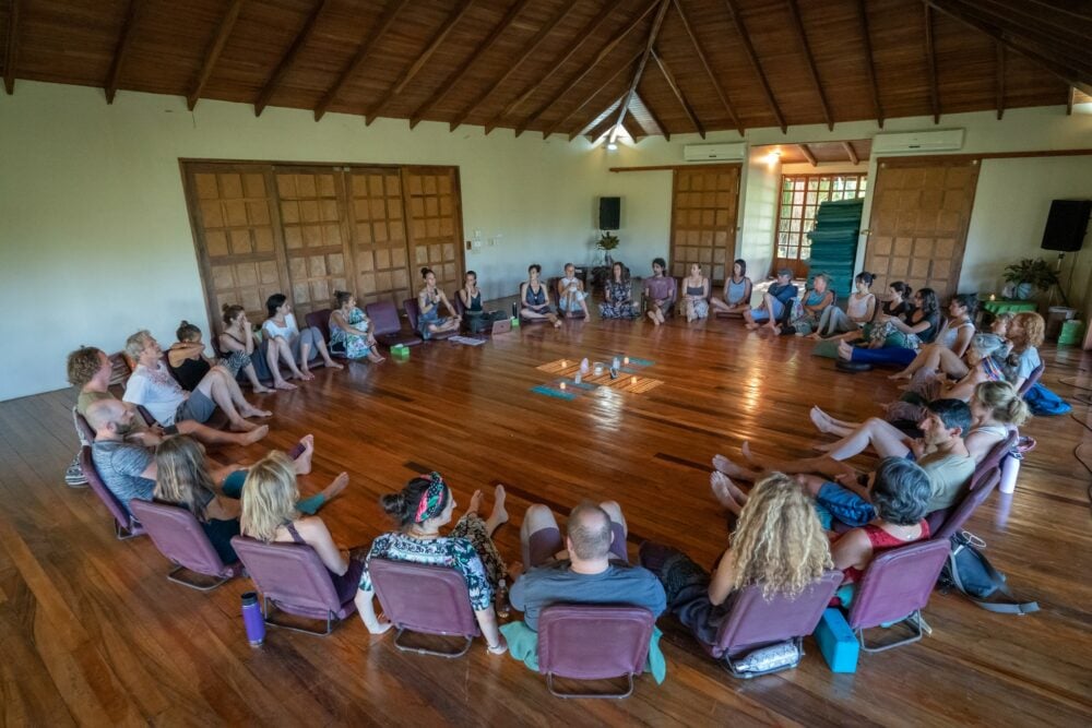 Pachamama Costa Rica forest jungle spiritual love meditation silence stillness retreat presence witness conscious Yoga transformation High Vibe consciousness Transformation Cycle cleanse liver flush juice eco village