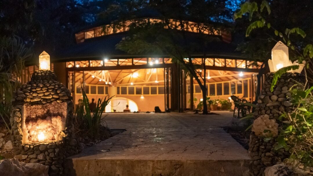 Pachamama Costa Rica forest jungle spiritual love meditation silence stillness retreat presence witness conscious awakening Satsang Yoga High Vibe consciousness Transformation Cycle eco village Vipassana