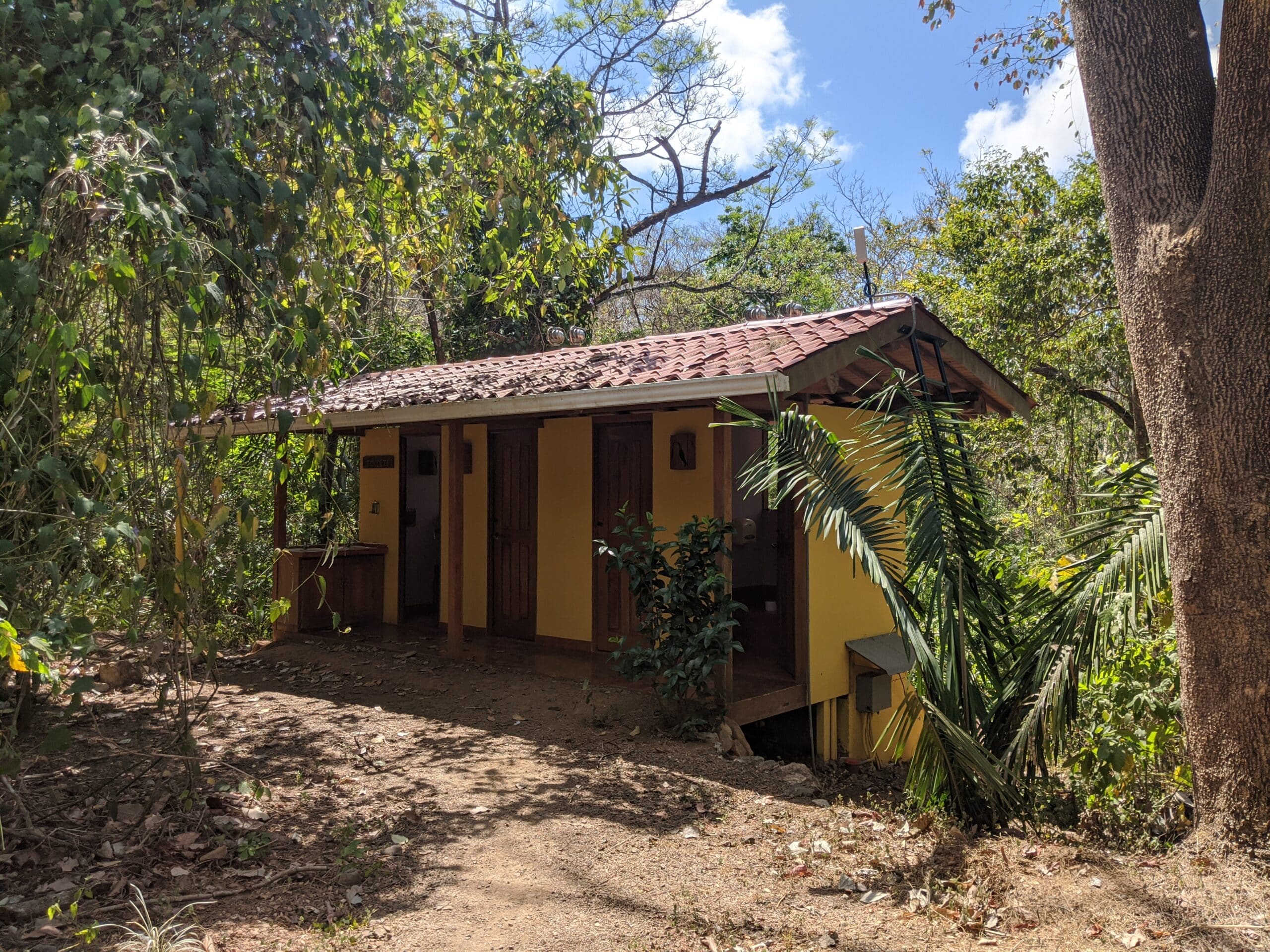 Eco-village compost toilet