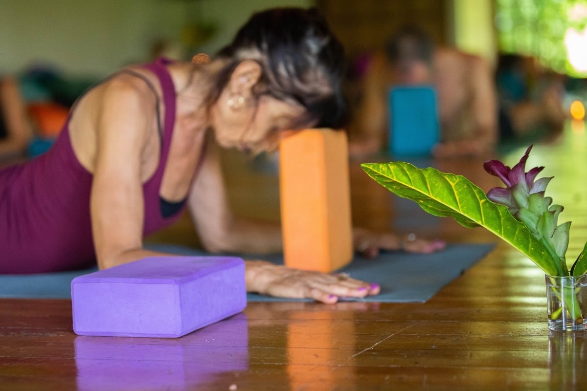 Restorative yoga Yoga meditation silence stillness retreat Pachamama Costa Rica spiritual presence witness emotional healing emotions Transformation awareness Community village dance movement meditation