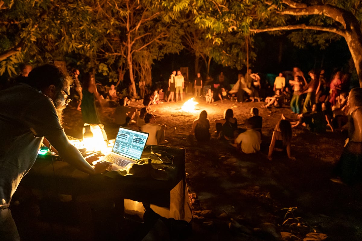 Musical Journey medicinal music dance ceremony prayer celebration song Pachamama Costa Rica forest jungle spiritual love Meditation rock eco village Motion awareness