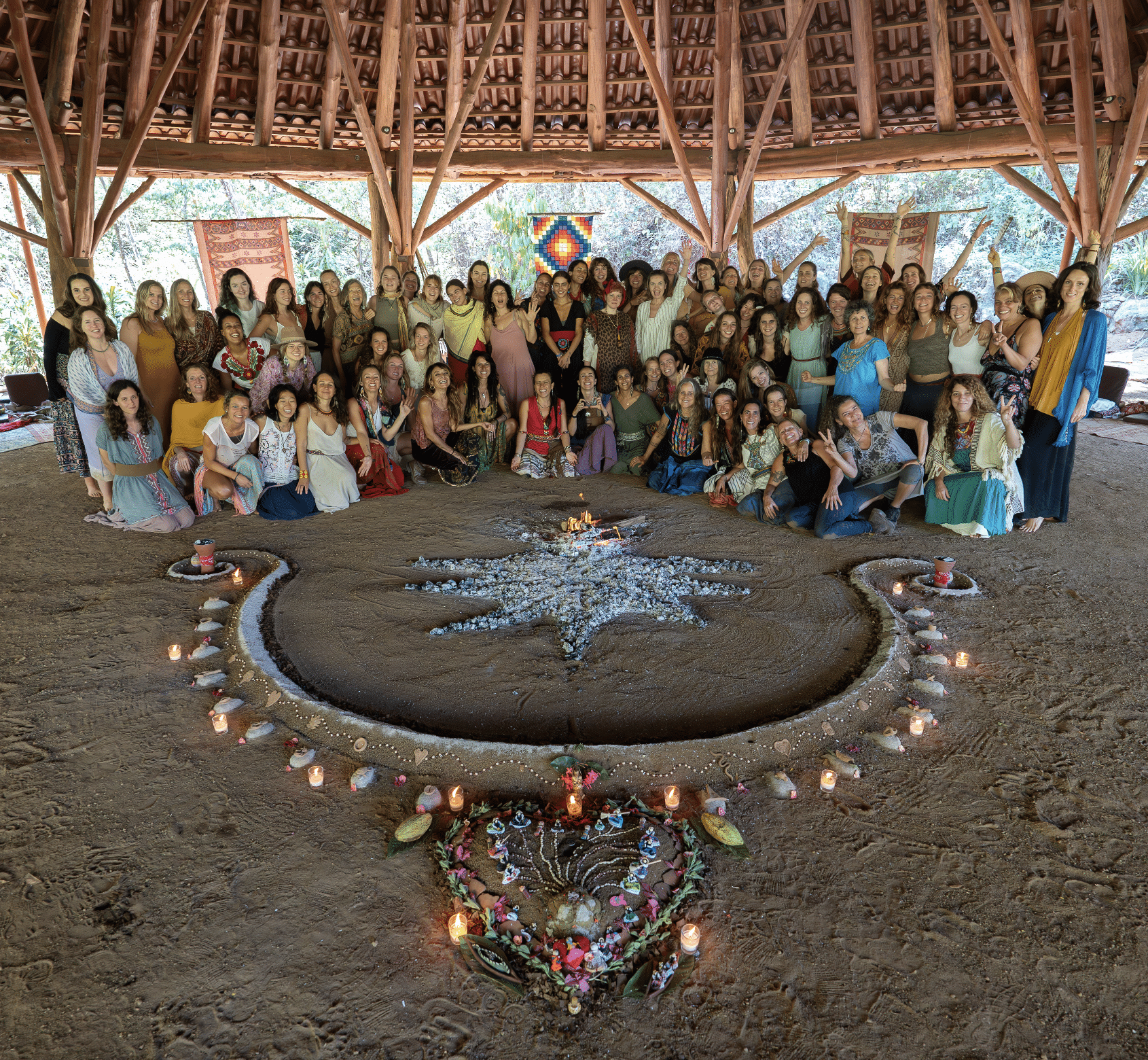 Women of all nation  Tipi Ceremony