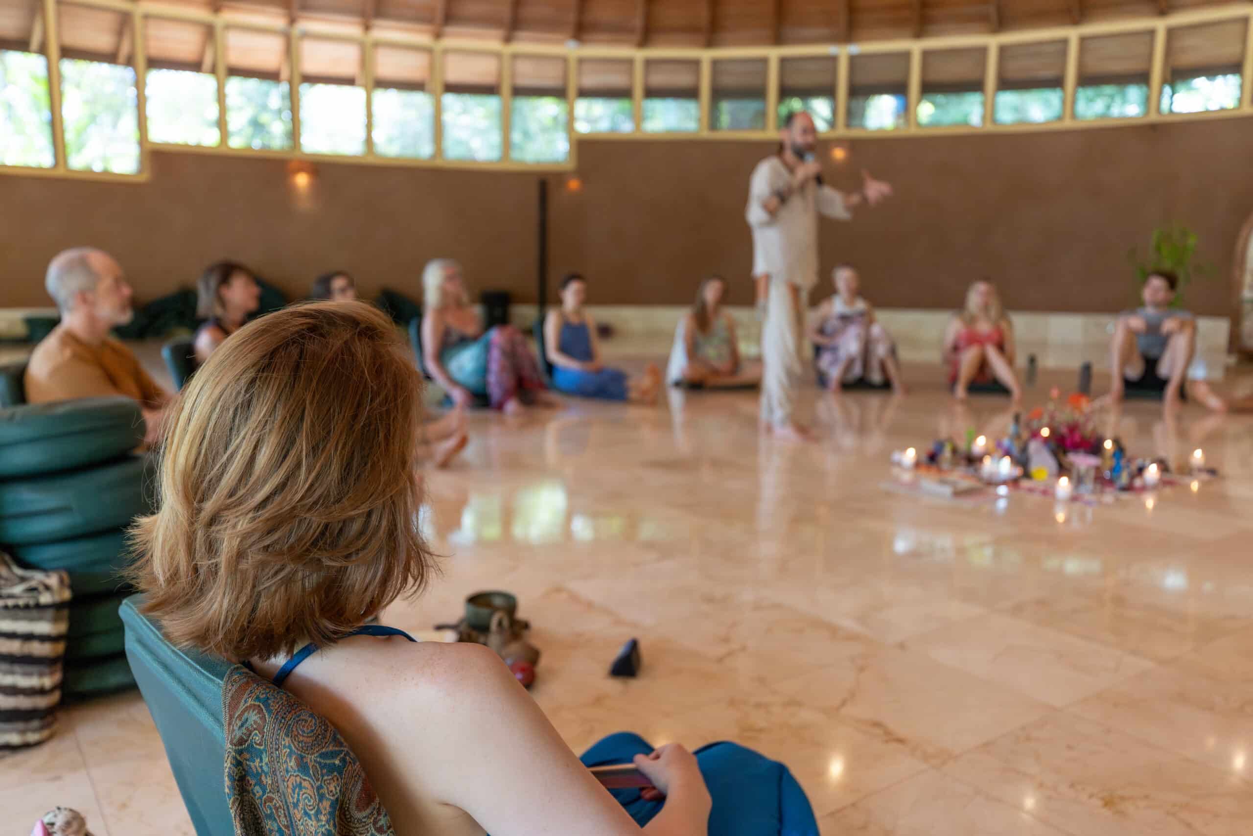 community silence prayer music mediation Circle group